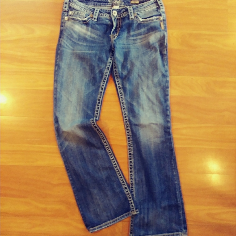 Silver jeans